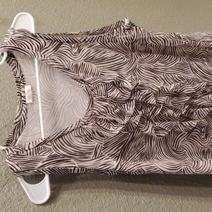 Chicos sheer sleeveless blouse